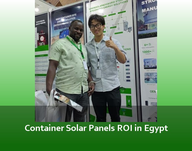 Container Solar Panels ROI in Egypt