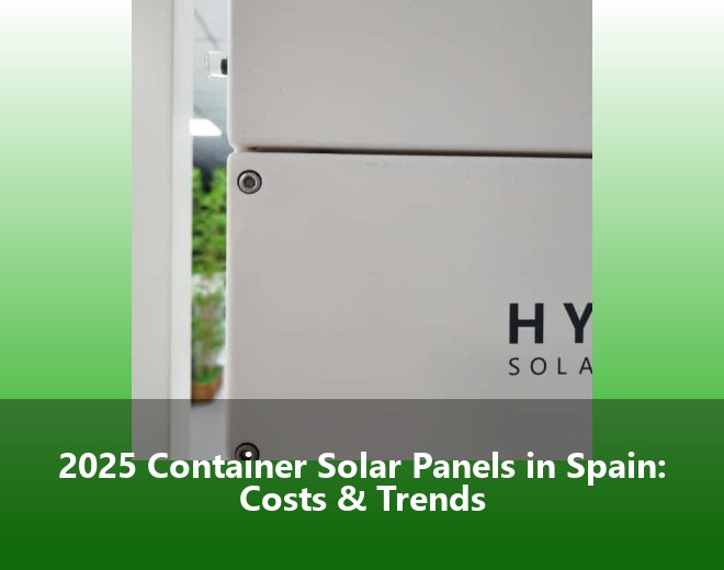 2025 Container Solar Panels in Spain: Costs & Trends