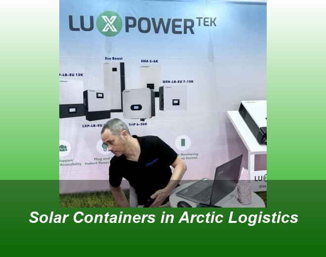 Solar Containers in Arctic Logistics