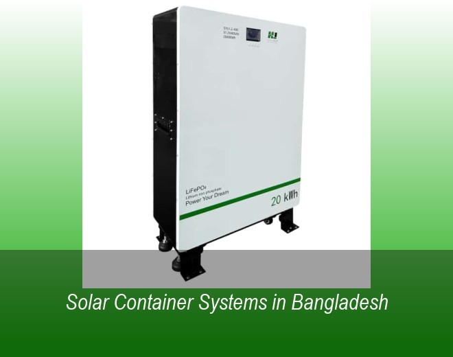 Solar Container Systems in Bangladesh