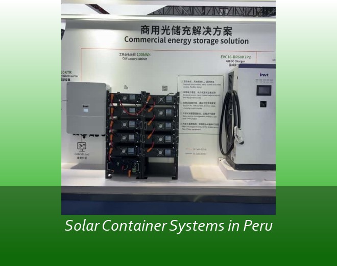Solar Container Systems in Peru