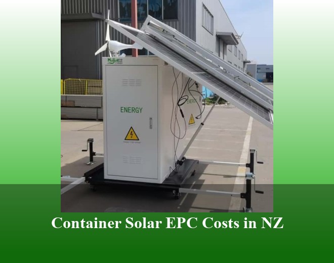 Container Solar EPC Costs in NZ