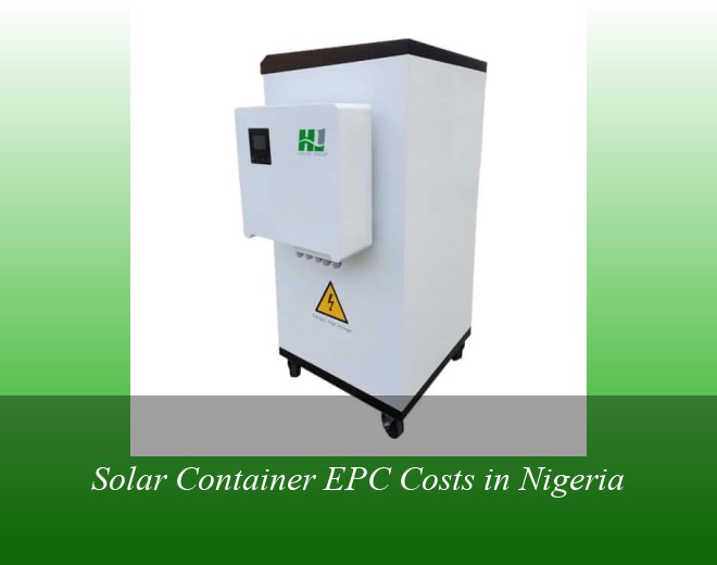 Solar Container EPC Costs in Nigeria