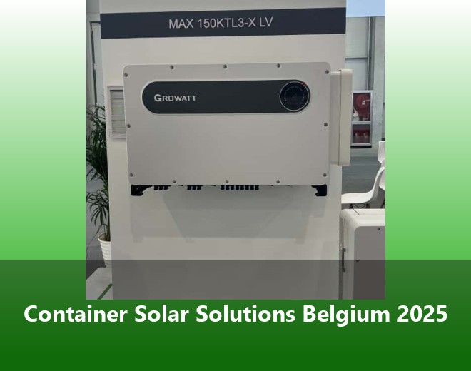 Container Solar Solutions Belgium 2025