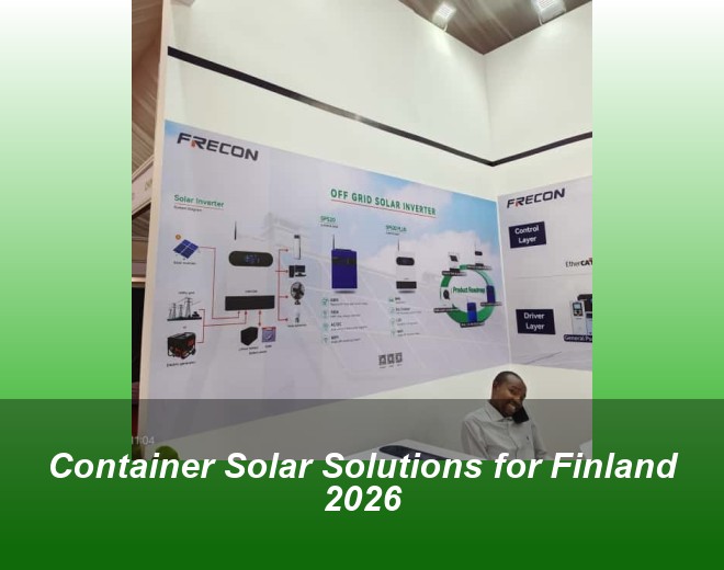 Container Solar Solutions for Finland 2026