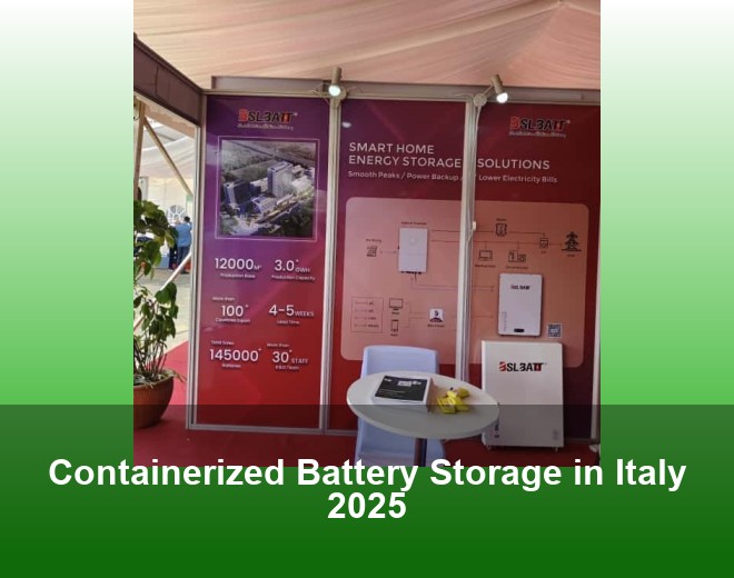 Containerized Battery Storage in Italy 2025