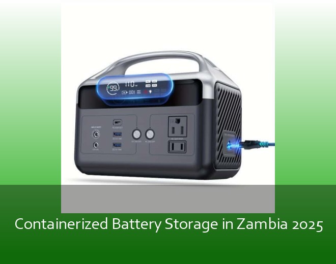 Containerized Battery Storage in Zambia 2025