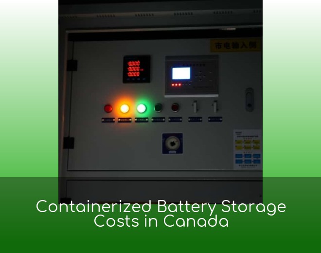 Containerized Battery Storage Costs in Canada