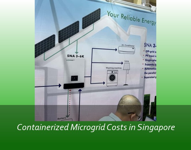 Containerized Microgrid Costs in Singapore