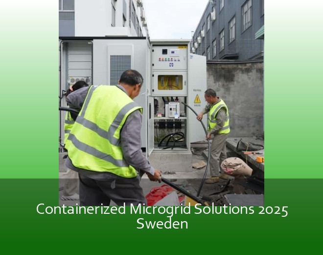 Containerized Microgrid Solutions 2025 Sweden