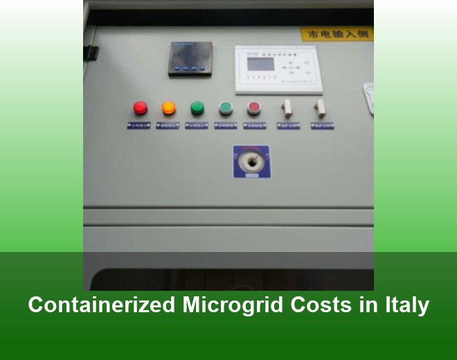 Containerized Microgrid Costs in Italy