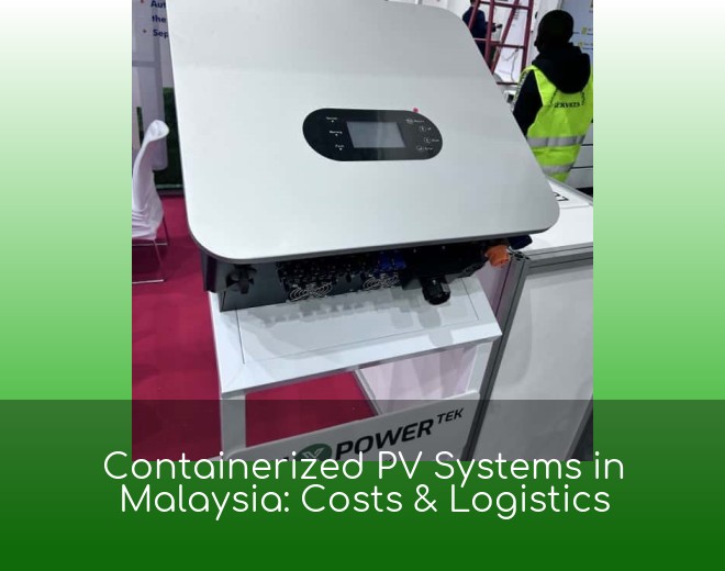 Containerized PV Systems in Malaysia: Costs & Logistics
