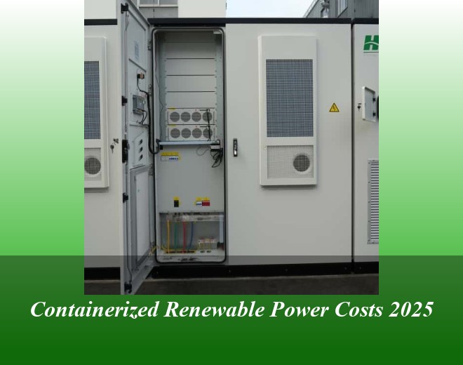 Containerized Renewable Power Costs 2025