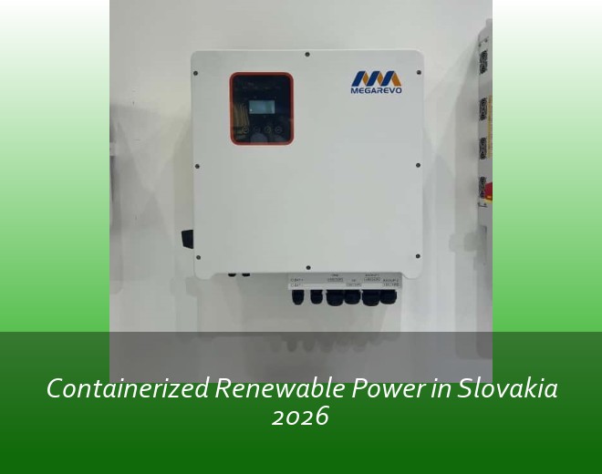 Containerized Renewable Power in Slovakia 2026