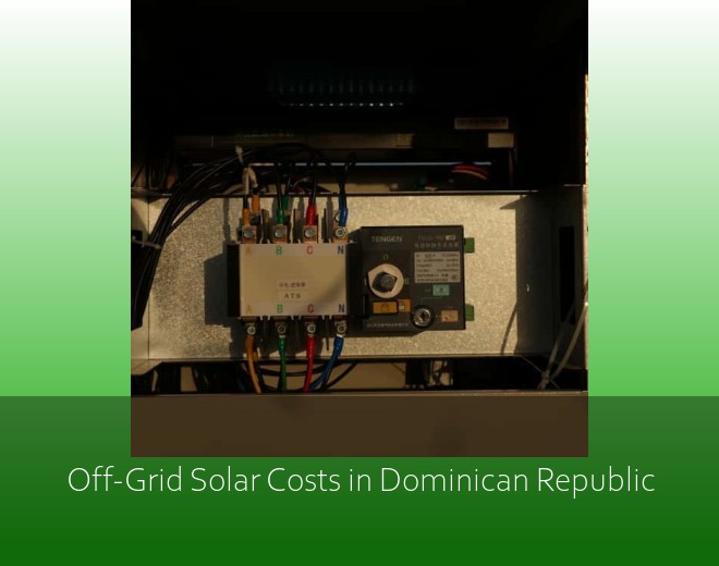 Off-Grid Solar Costs in Dominican Republic