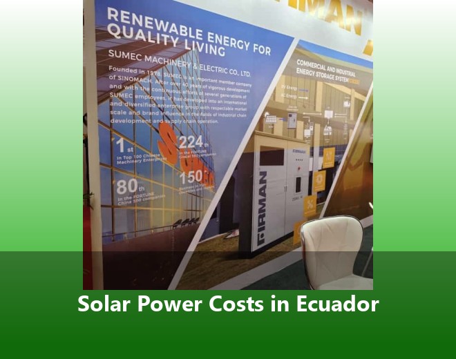 Solar Power Costs in Ecuador