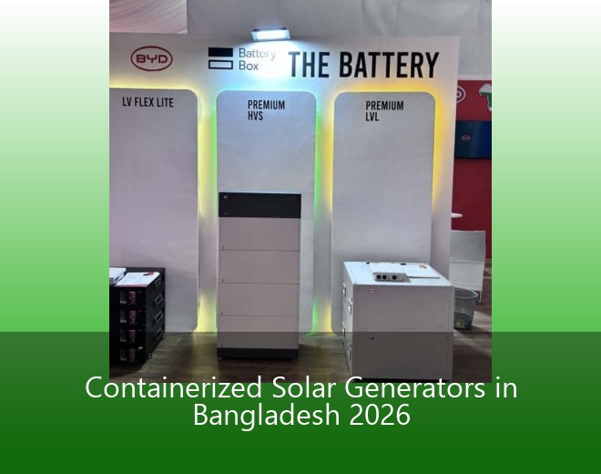 Containerized Solar Generators in Bangladesh 2026