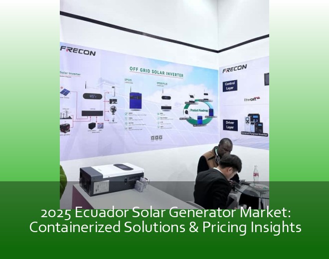 2025 Ecuador Solar Generator Market: Containerized Solutions & Pricing Insights