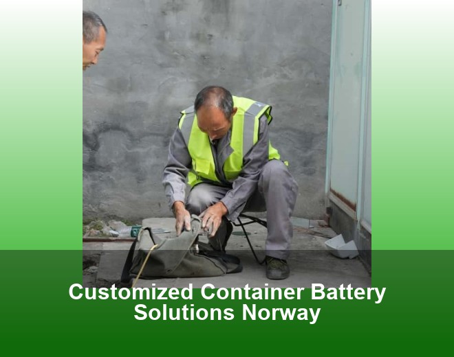 Customized Container Battery Solutions Norway