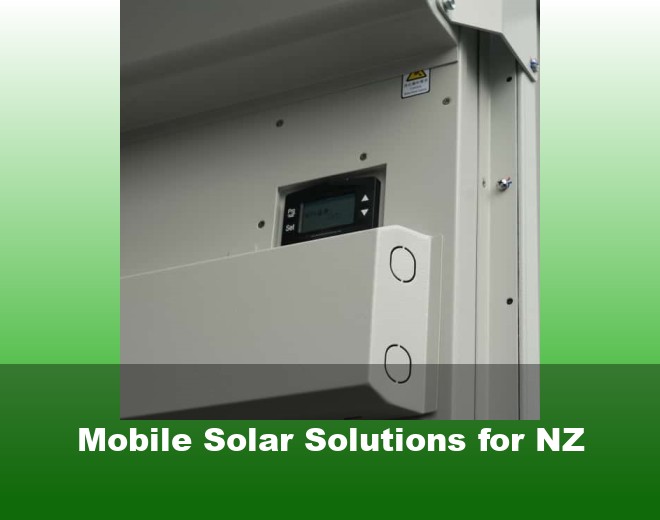 Mobile Solar Solutions for NZ