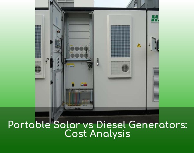 Portable Solar vs Diesel Generators: Cost Analysis