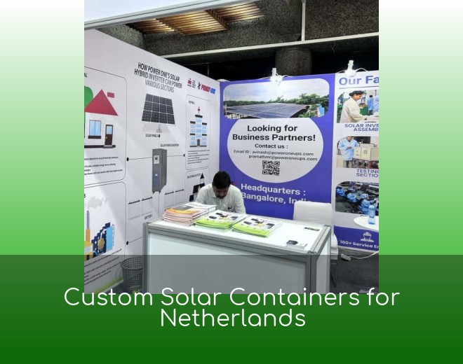 Custom Solar Containers for Netherlands