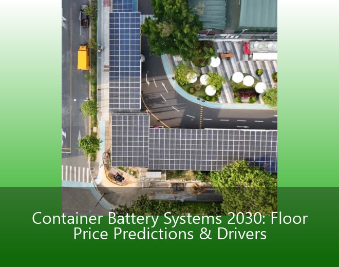 Container Battery Systems 2030: Floor Price Predictions & Drivers