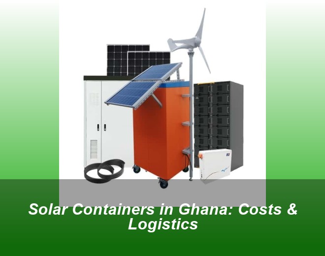 Solar Containers in Ghana: Costs & Logistics