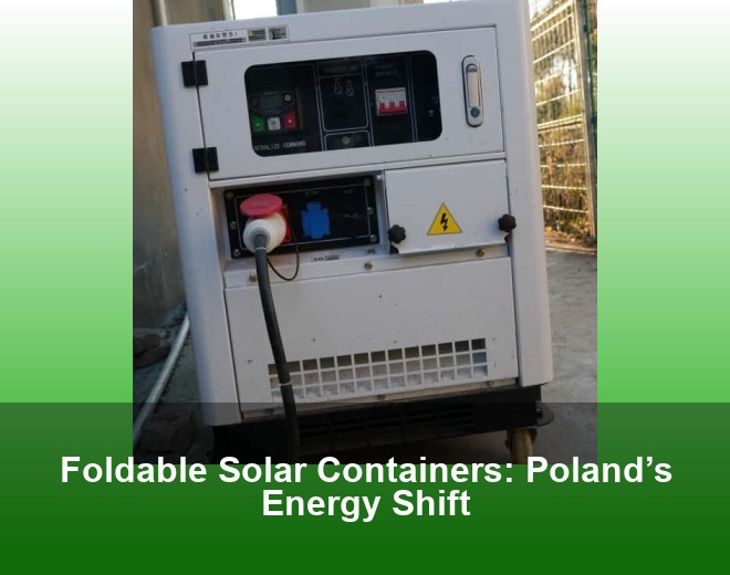 Foldable Solar Containers: Poland’s Energy Shift