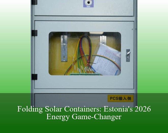 Folding Solar Containers: Estonia's 2026 Energy Game-Changer