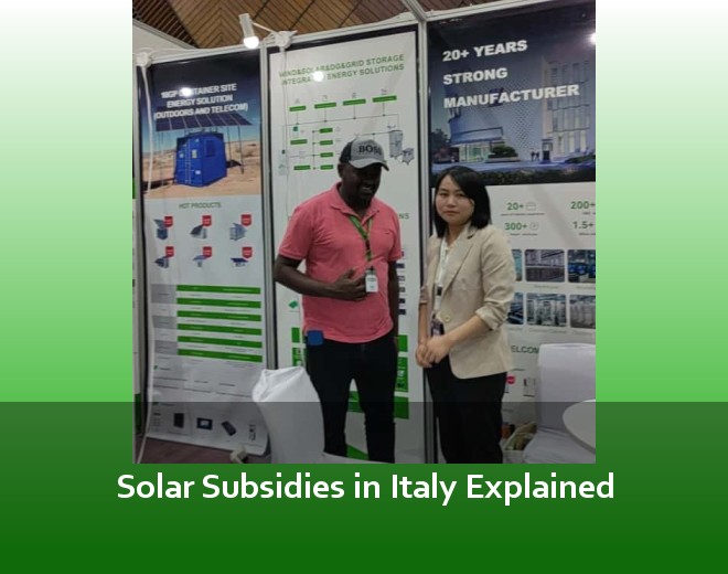 Solar Subsidies in Italy Explained