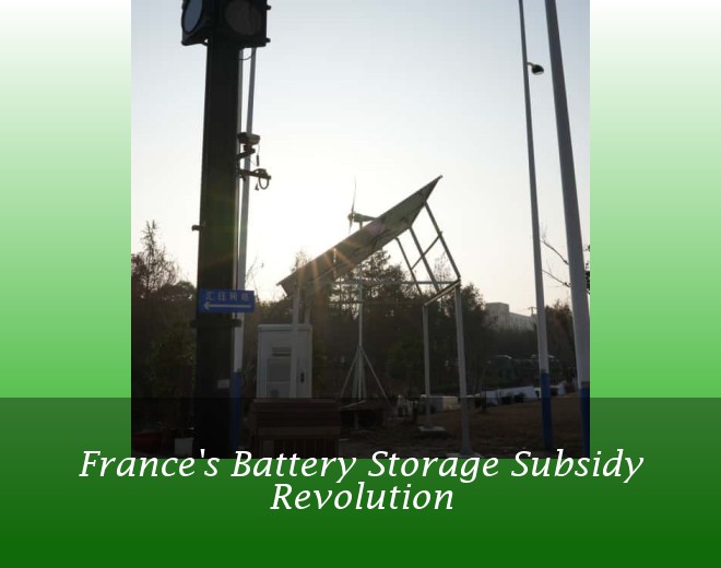 France's Battery Storage Subsidy Revolution