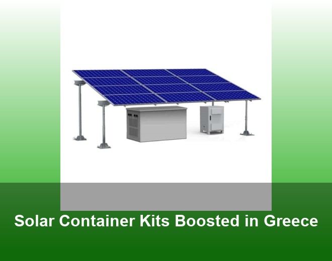 Solar Container Kits Boosted in Greece