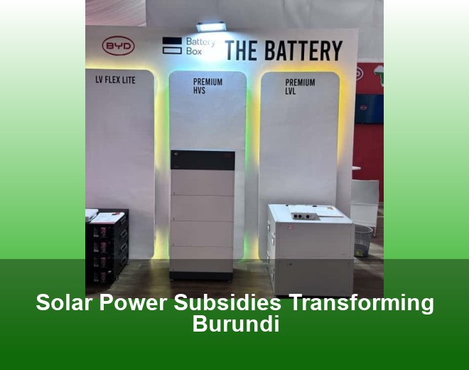 Solar Power Subsidies Transforming Burundi