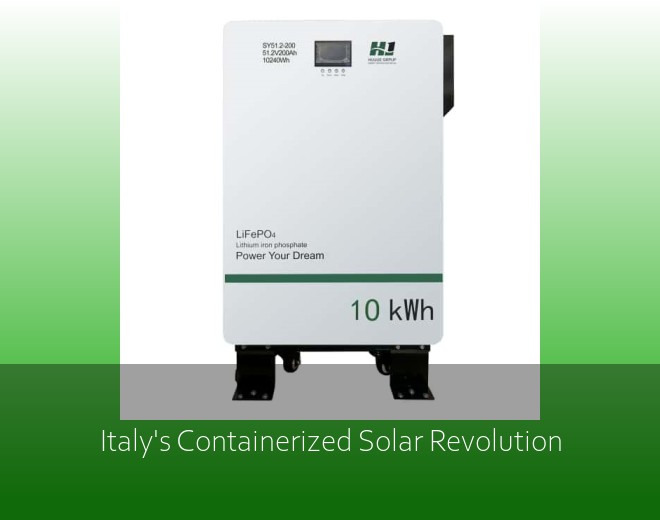 Italy's Containerized Solar Revolution