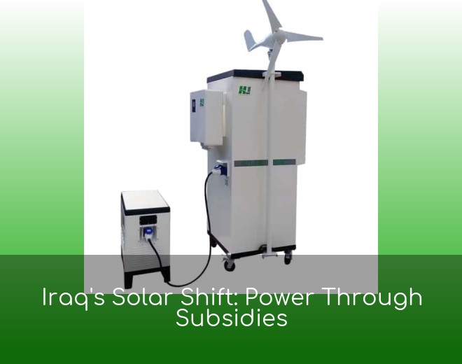 Iraq's Solar Shift: Power Through Subsidies