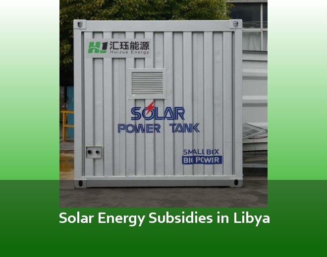 Solar Energy Subsidies in Libya