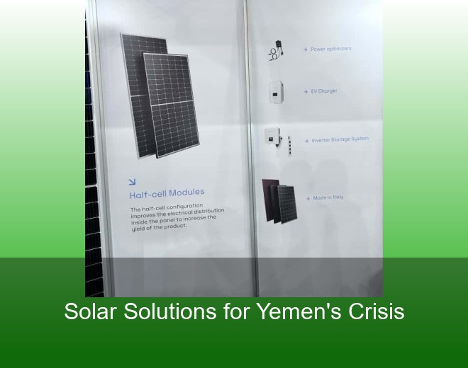 Solar Solutions for Yemen's Crisis