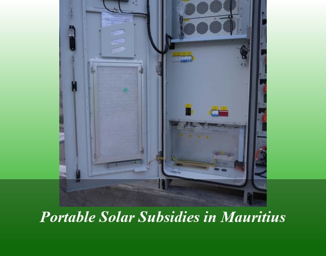 Portable Solar Subsidies in Mauritius