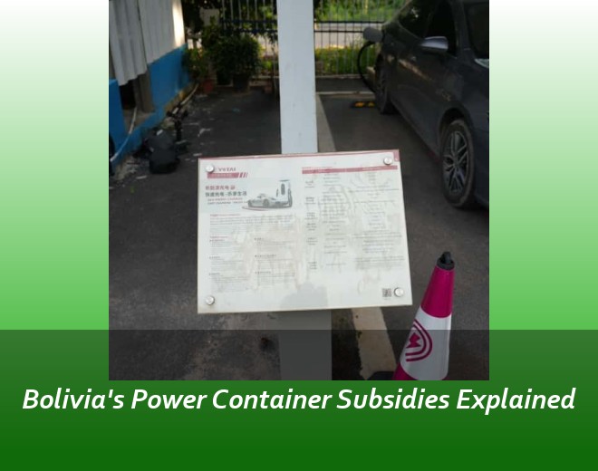 Bolivia's Power Container Subsidies Explained