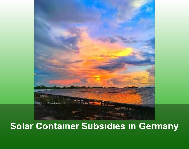 Solar Container Subsidies in Germany