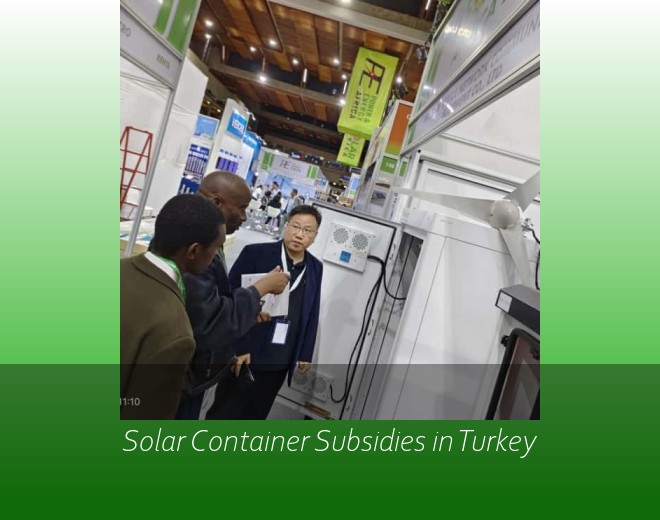 Solar Container Subsidies in Turkey