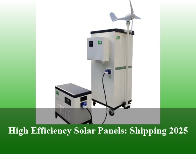 High Efficiency Solar Panels: Shipping 2025