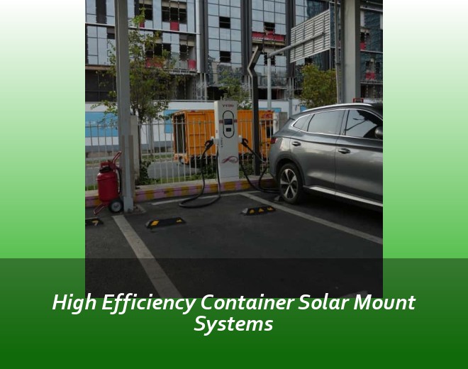 High Efficiency Container Solar Mount Systems