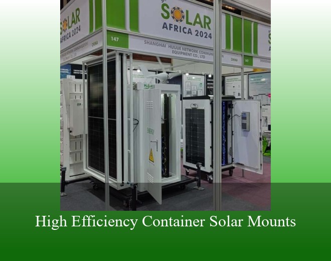 High Efficiency Container Solar Mounts