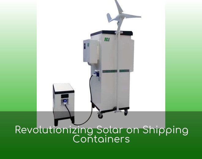 Revolutionizing Solar on Shipping Containers