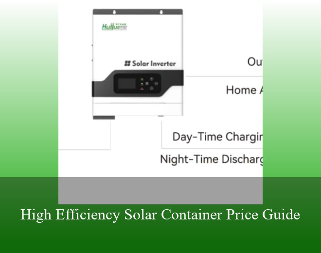 High Efficiency Solar Container Price Guide