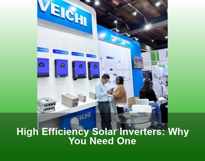 High Efficiency Solar Inverters: Why You Need One