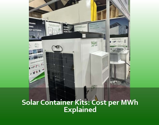 Solar Container Kits: Cost per MWh Explained