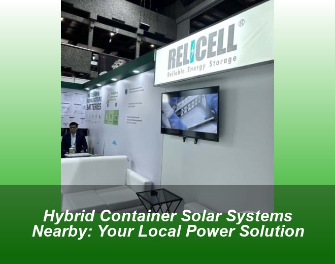 Hybrid Container Solar Systems Nearby: Your Local Power Solution